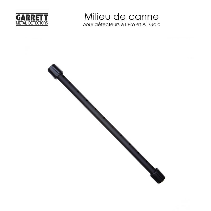 Milieu de canne pour detecteur de metaux Garrett AT avec 2 bagues de serrage