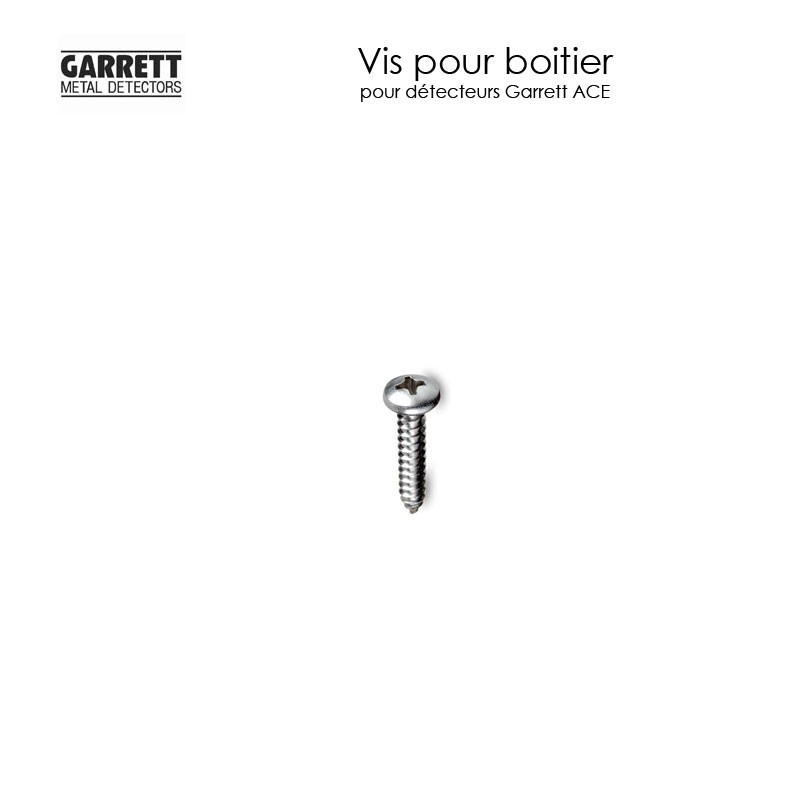 Vis pour boîtier detecteur de metaux garrett ACE