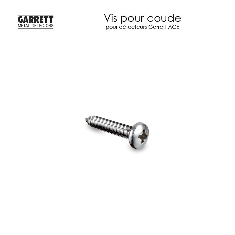 Vis pour coude detecteur de metaux garrett ACE