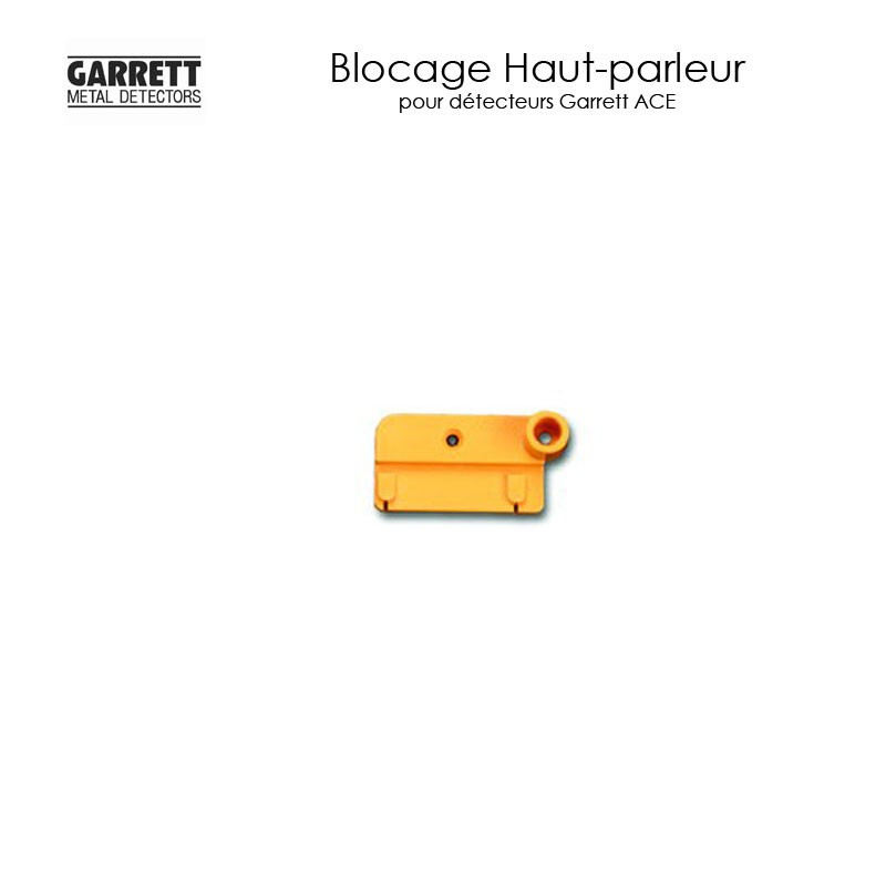 Blocage haut parleur detecteur de metaux Garrett ACE