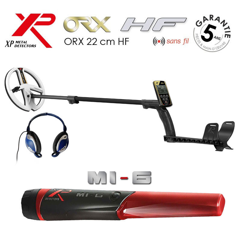 Détecteur XP ORX 22 HF + Pointer MI-6