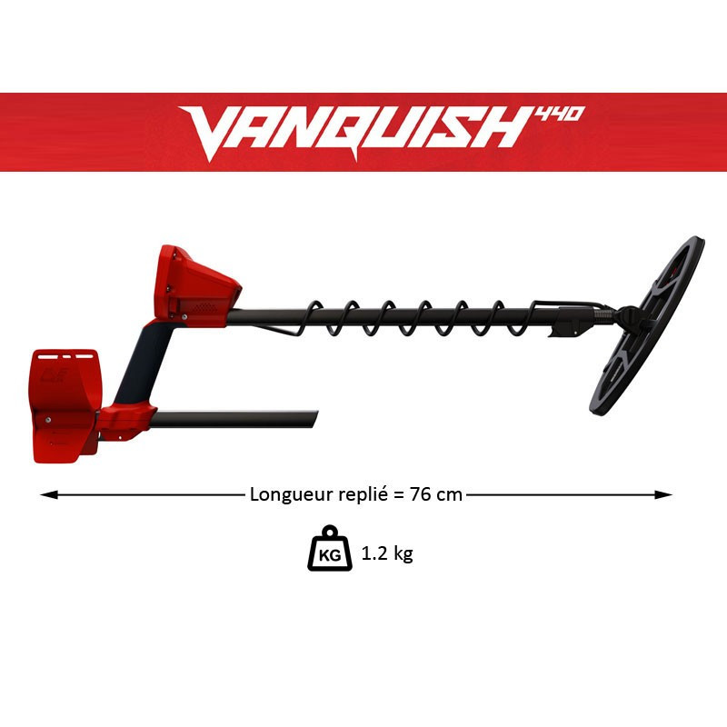 Poids et dimensions du Vanquish 440