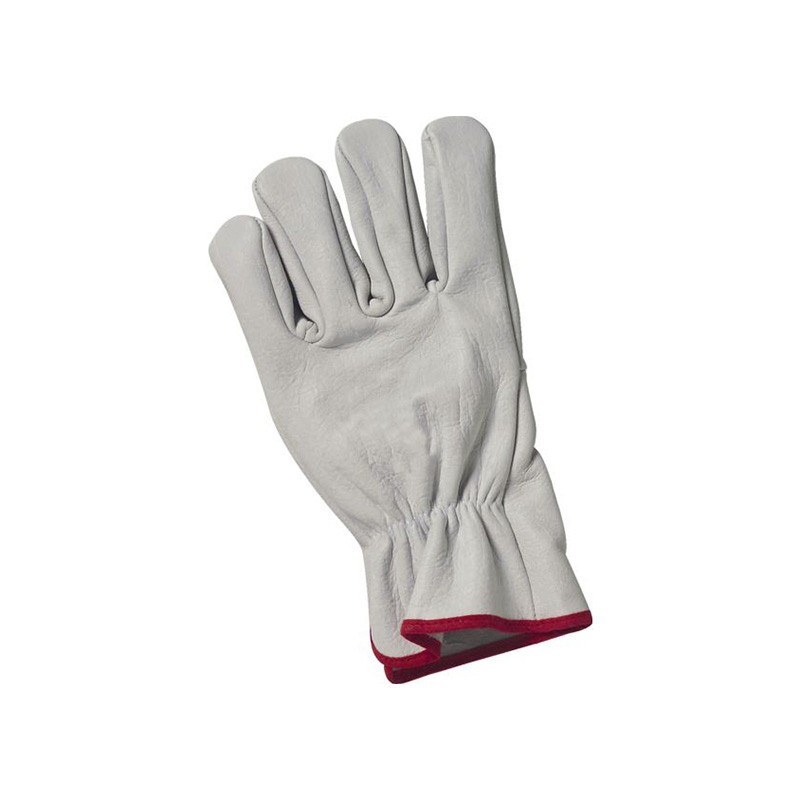 Paire de gants cuirs tout fleur