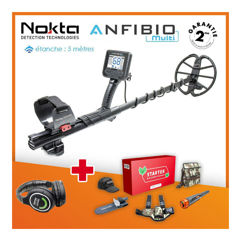 Détecteur Nokta Makro Anfibio Multi + Pack Advantage Nokta