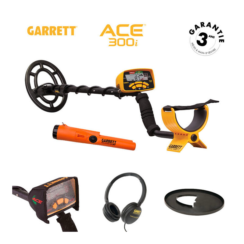 Pack détecteur Garrett Ace 300i + Pro Pointer AT