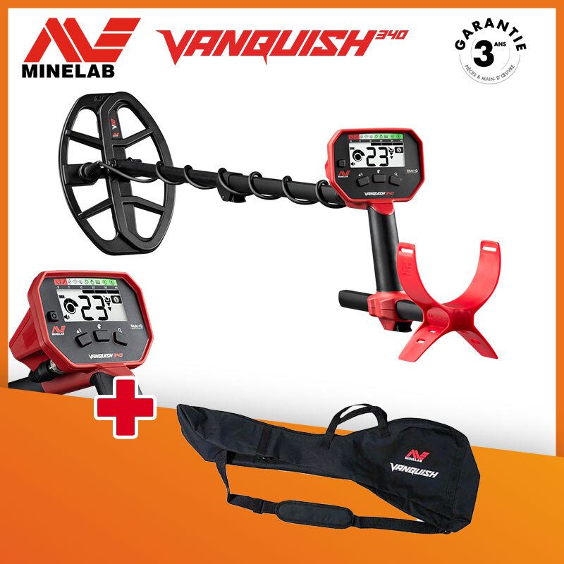 Détecteur Minelab Vanquish 340 + sac de transport