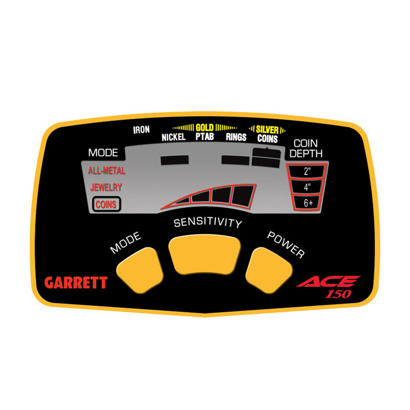 Détecteur Garrett Ace 150 + Canne Junior  - Detecteurs.fr