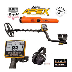 Garrett Ace Apex Casque Z-Lynk + Pro Pointer AT Z-Lynk