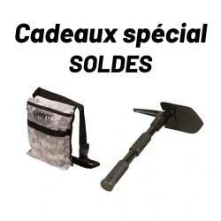 Sacoche camo Garrett + mini pelle pioche pliante - Détection