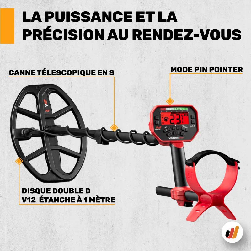 Vanquish 540 Minelab : Détecteur de métaux multi fréquence simultanée