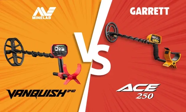 Minelab Vanquish 340 vs Garrett Ace 250