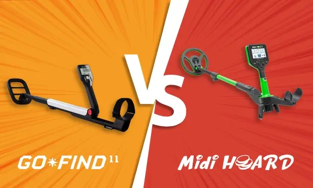 minelab go-find 11 vs nokta midi hoard