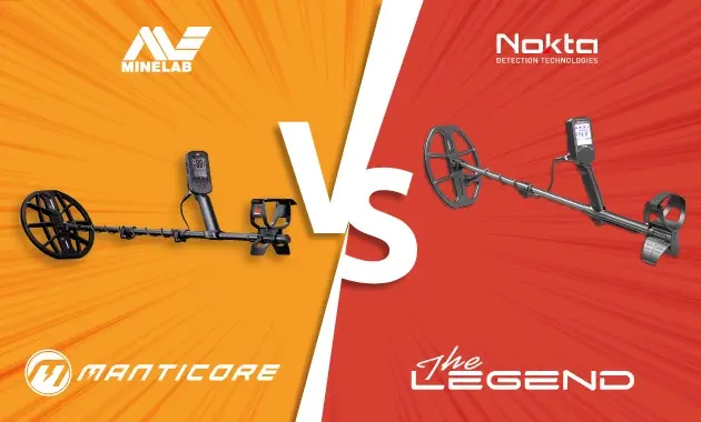 Minelab Manticore vs Nokta The Legend