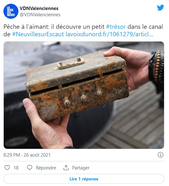 Histoire de notre France retrouvée détection pêche à l'aimant